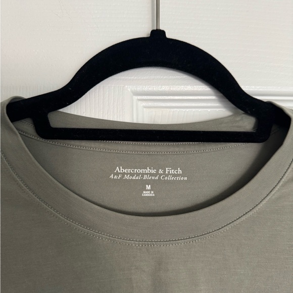 Abercrombie & Fitch women’s Sage Green Tee - modal blend collection - M - Picture 3 of 3